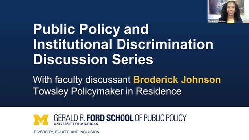 Broderick Johnson: Lobbying and mass incarceration
